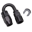 Load image into Gallery viewer, Russell Performance 5/16in SAE Quick Disc Female to -6 Hose Black 180 Degree Hose End - Additional View 7