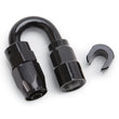 Load image into Gallery viewer, Russell Performance 5/16in SAE Quick Disc Female to -6 Hose Black 180 Degree Hose End - Additional View 8