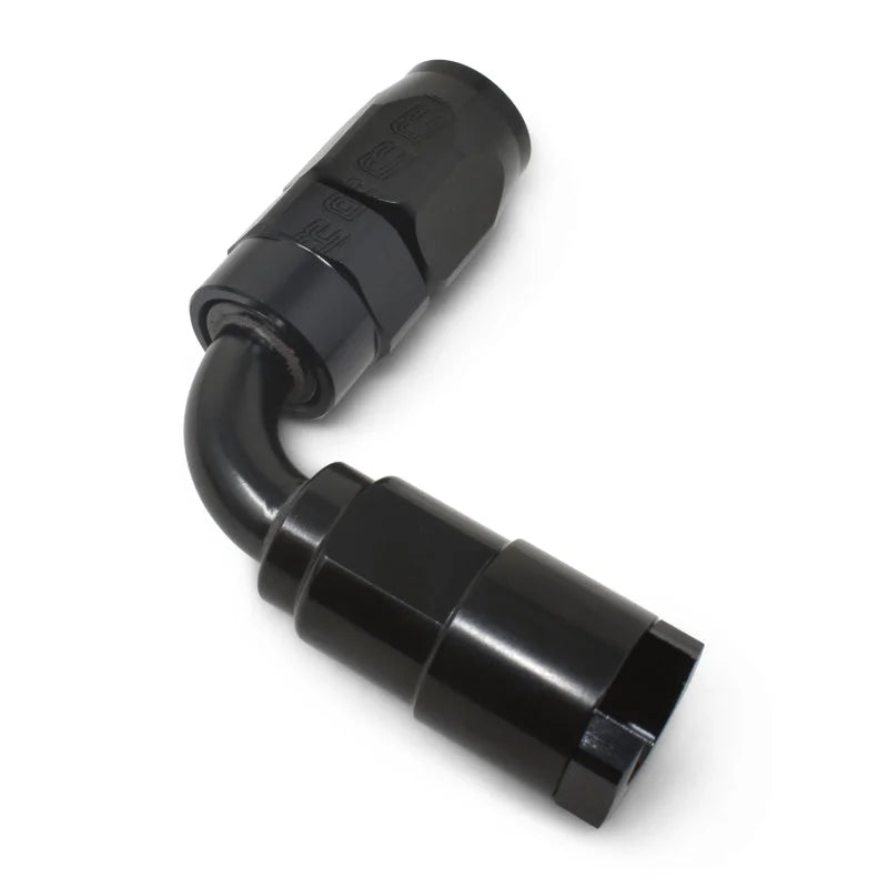 Russell Performance 5/16in SAE Quick Disc Female to -6 Hose Black 90 Degree Hose End - Additional View 7