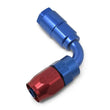 Load image into Gallery viewer, Russell Performance 5/16in SAE Quick Disc Female to -6 Hose Red/Blue 90 Degree Hose End - Additional View 7