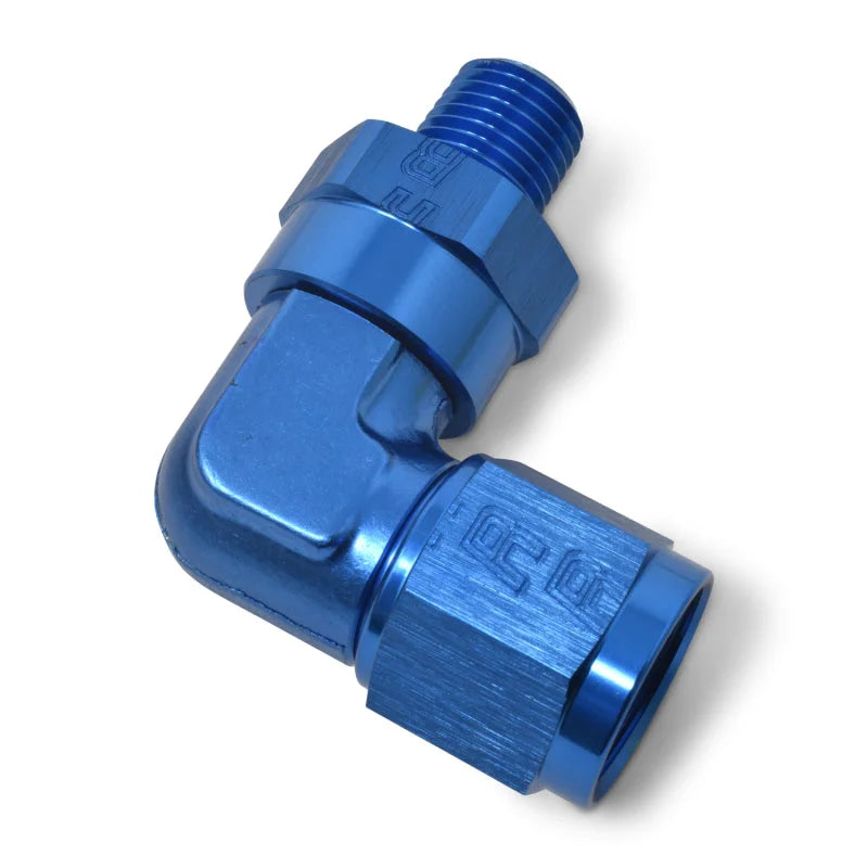 Russell Performance -6 AN 90 Degree Female to Male 1/4in Swivel NPT Fitting - Additional View 5