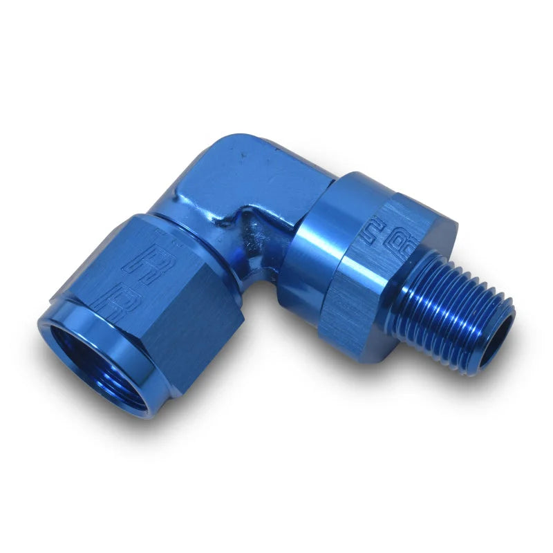 Russell Performance -6 AN 90 Degree Female to Male 1/8in Swivel NPT Fitting - Additional View 9