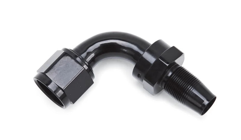 Russell Performance -6 AN 90 Degree Hose End Without Socket - Black - Main Product View