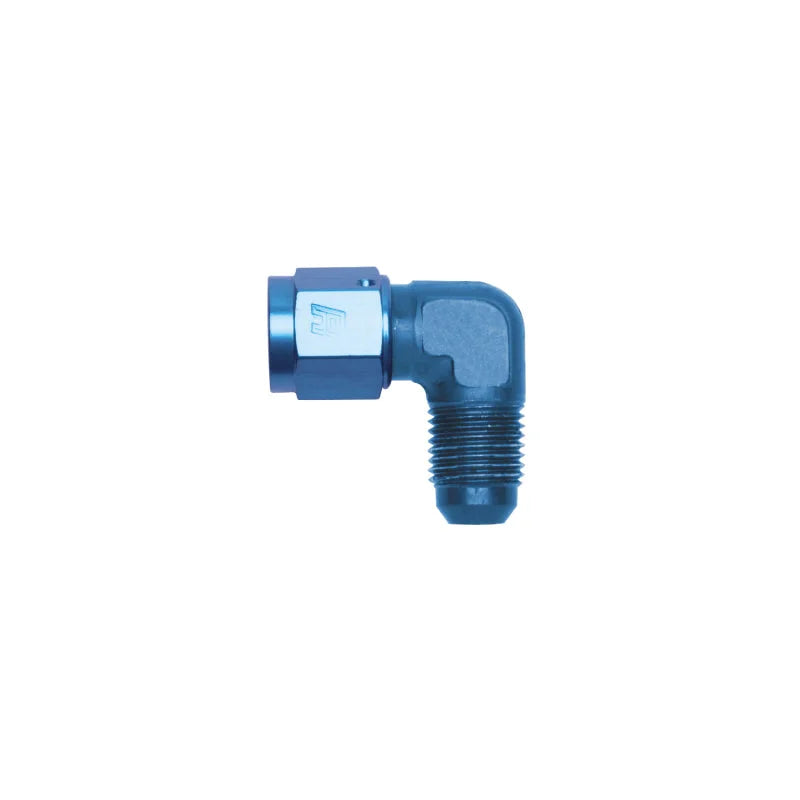 Russell Performance -6 AN 90 Degree Male AN to Female AN Fitting - Side View