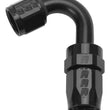 Load image into Gallery viewer, Russell Performance -6 AN Black 120 Degree Full Flow Swivel Hose End - Main Product View