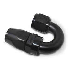 Load image into Gallery viewer, Russell Performance -6 AN Black 180 Degree Full Flow Swivel Hose End - Back View