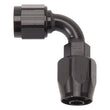 Load image into Gallery viewer, Russell Performance -6 AN Black 90 Degree Full Flow Hose End - Side View