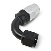 Load image into Gallery viewer, Russell Performance -6 AN Black/Silver 120 Degree Tight Radius Full Flow Swivel Hose End - Additional View 7