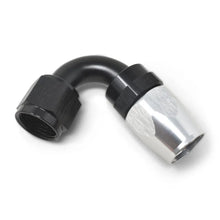 Load image into Gallery viewer, Russell Performance -6 AN Black/Silver 120 Degree Tight Radius Full Flow Swivel Hose End - Additional View 9