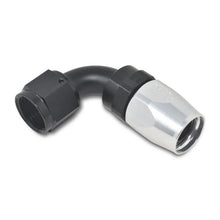 Load image into Gallery viewer, Russell Performance -6 AN Black/Silver 90 Degree Full Flow Hose End - Additional View 6