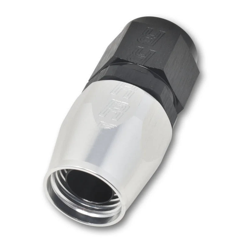Russell Performance -6 AN Black/Silver Straight Full Flow Hose End - Additional View 9