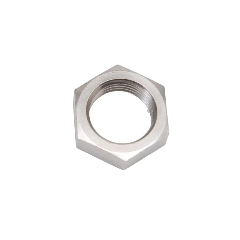 Russell Performance -6 AN Bulkhead Nuts 9/16in -18 Thread Size (Endura) - Side View