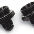 Load image into Gallery viewer, Russell Performance -6 AN Carb Adapter Fittings (2 pcs.) (Black) - Main Product View