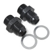 Load image into Gallery viewer, Russell Performance -6 AN Carb Adapter Fittings (2 pcs.) (Black) - Additional View 8