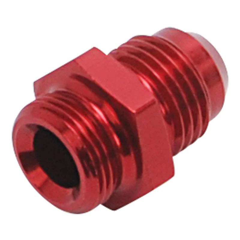 Russell Performance -6 AN Carb Adapter Fittings (2 pcs.) Zinc - Back View