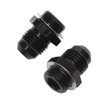 Load image into Gallery viewer, Russell Performance -6 AN Carb Adapter Fittings (2 pcs.) Black - Main Product View