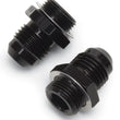 Load image into Gallery viewer, Russell Performance -6 AN Carb Adapter Fittings (2 pcs.) Black - Installation View