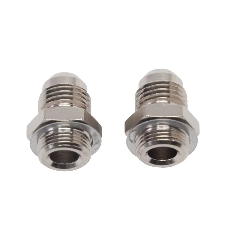 Russell Performance -6 AN Carb Adapter Fittings (2 pcs.) Endura - Side View