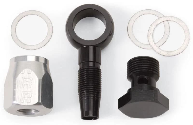 Russell Performance -6 AN Carb Banjo Adapter Fitting (Black) - Additional View 8