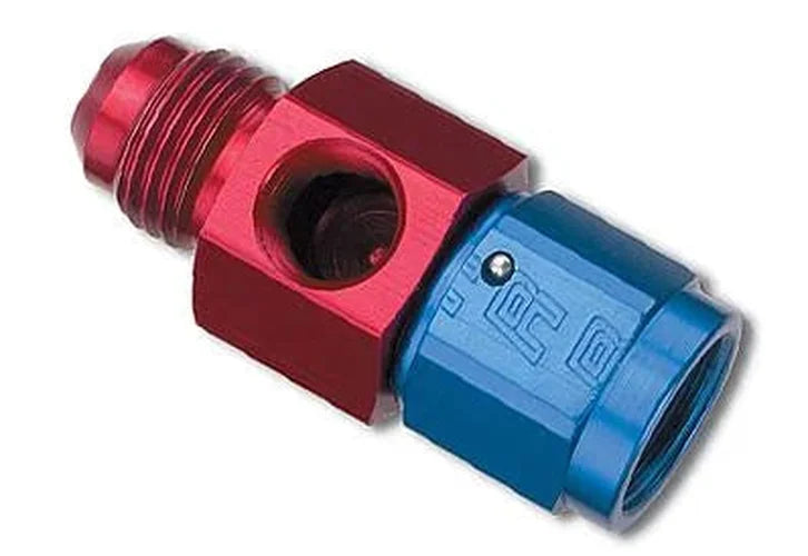 Russell Performance -6 AN Carb Banjo Adapter Fitting (Endura) - Back View