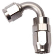 Load image into Gallery viewer, Russell Performance -6 AN Endura 120 Degree Full Flow Swivel Hose End (With 9/16in Radius) - Main Product View