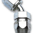 Load image into Gallery viewer, Russell Performance -6 AN Endura Pwerflex Power Steering 45 Degree Hose Ends - Side View