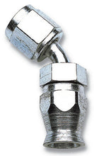 Load image into Gallery viewer, Russell Performance -6 AN Endura Pwerflex Power Steering 45 Degree Hose Ends - Side View