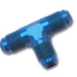Load image into Gallery viewer, Russell Performance -6 AN Flare Tee Fitting (Blue) - Back View