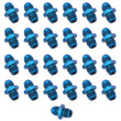 Load image into Gallery viewer, Russell Performance -6 AN Flare Union (Blue) (25 pcs.) - Installation View