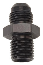 Load image into Gallery viewer, Russell Performance -6 AN Flare to 12mm x 1.5 Metric Thread Adapter (Black) - Main Product View