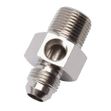 Load image into Gallery viewer, Russell Performance -6 AN Flare to 1/4in Pipe Pressure Adapter (Endura) - Main Product View