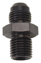 Load image into Gallery viewer, Russell Performance -6 AN Flare to 16mm x 1.5 Metric Thread Adapter (Black) - Main Product View