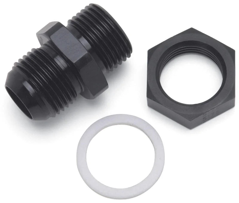 Russell Performance -6 AN Fuel Cell Bulkhead - Side View