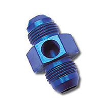 Load image into Gallery viewer, Russell Performance -6 AN Fuel Union Pressure Adapter (Blue) - Main Product View