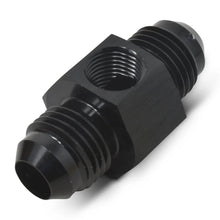 Load image into Gallery viewer, Russell Performance -6 AN Fuel Union Pressure Adapter (Blue) - Installation View