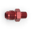 Load image into Gallery viewer, Russell Performance -6 AN MALE X 1/8in NPT MALE 45 DEG (Red) - Back View