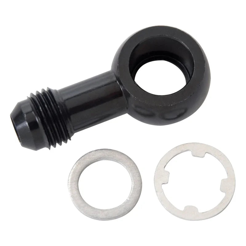 Russell Performance -6 AN Male Flare for Civics/Integras with Fuel Pressure Damper - Side View