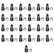 Load image into Gallery viewer, Russell Performance -6 AN Male to 3/8in SAE Quick-Disc Female EFI Adapter Fitting(Bulk Qty 25)-Black - Main Product View