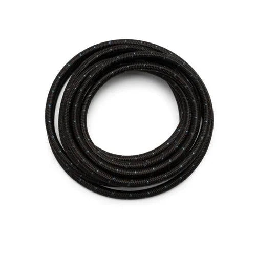 Russell Performance -6 AN ProClassic Black Hose (Pre-Packaged 6 Foot Roll) - Side View