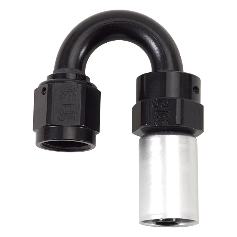 Russell Performance -6 AN Proclassic Crimp 180 Degree End (O.D. 0.600) - Back View