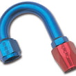 Load image into Gallery viewer, Russell Performance -6 AN Red/Blue 180 Degree Full Flow Hose End (1in Centerline Radius) - Main Product View