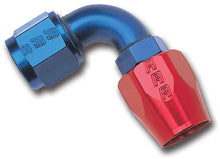 Load image into Gallery viewer, Russell Performance -6 AN Red/Blue 90 Degree Full Flow Hose End - Side View
