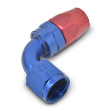 Load image into Gallery viewer, Russell Performance -6 AN Red/Blue 90 Degree Full Flow Hose End - Additional View 5