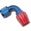 Load image into Gallery viewer, Russell Performance -6 AN Red/Blue 90 Degree Full Flow Hose End (25 pcs.) - Main Product View