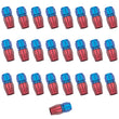 Load image into Gallery viewer, Russell Performance -6 AN Red/Blue Straight Full Flow Hose End (25 pcs.) - Main Product View