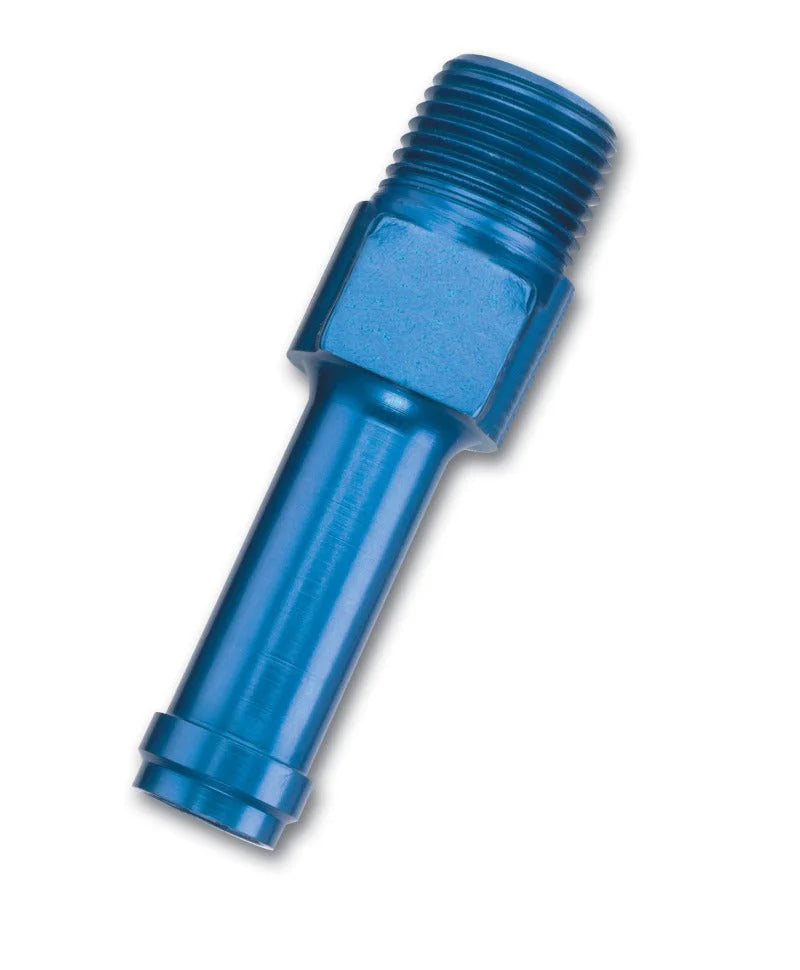 Russell Performance -6 AN Straight 1/4in Pipe to 3/8in Tube Adapter - Side View