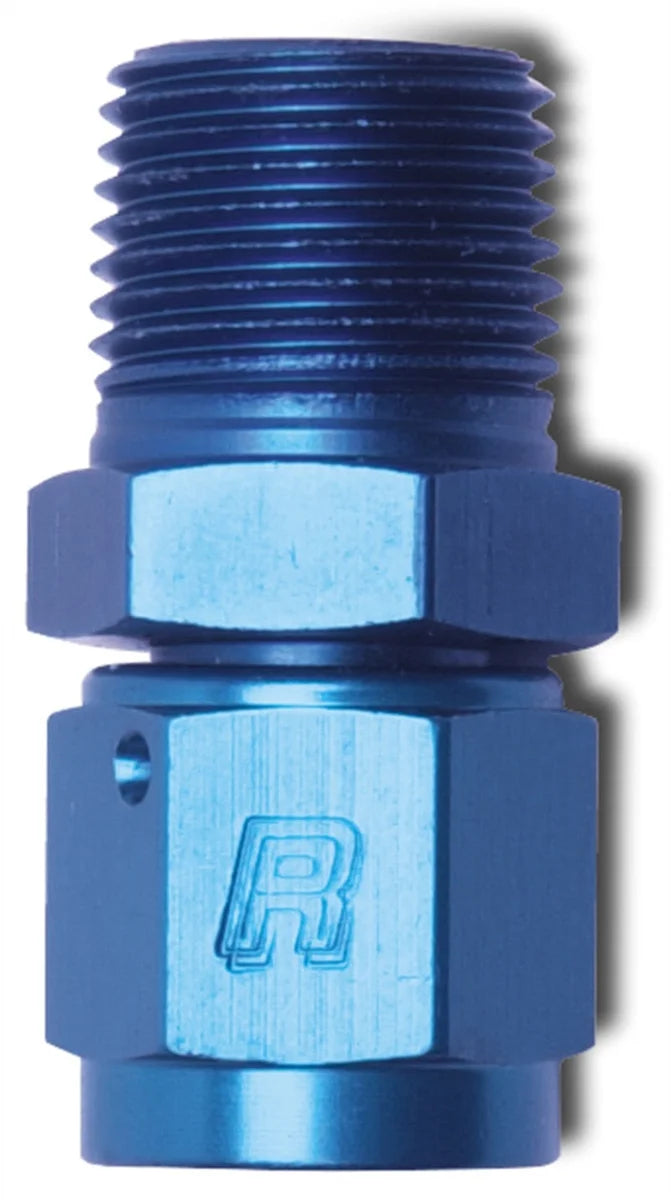 Russell Performance -6 AN Straight Female to 1/4in Male NPT Fitting - Side View
