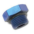 Load image into Gallery viewer, Russell Performance -6 AN Straight Thread Plug (Blue) - Additional View 6