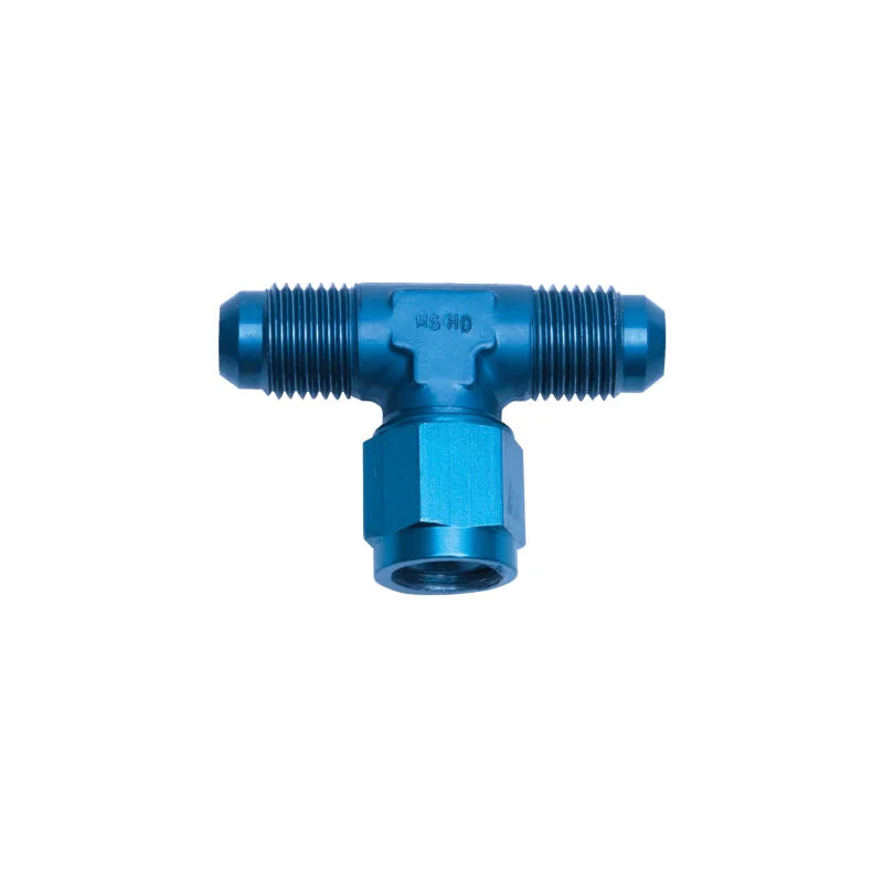 Russell Performance -6 AN Tee - Female AN On Side Fitting - Side View