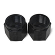 Load image into Gallery viewer, Russell Performance -6 AN Tube Nuts 3/8in dia. (Black) (2 pcs.) - Installation View
